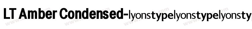 LT Amber Condensed字体转换